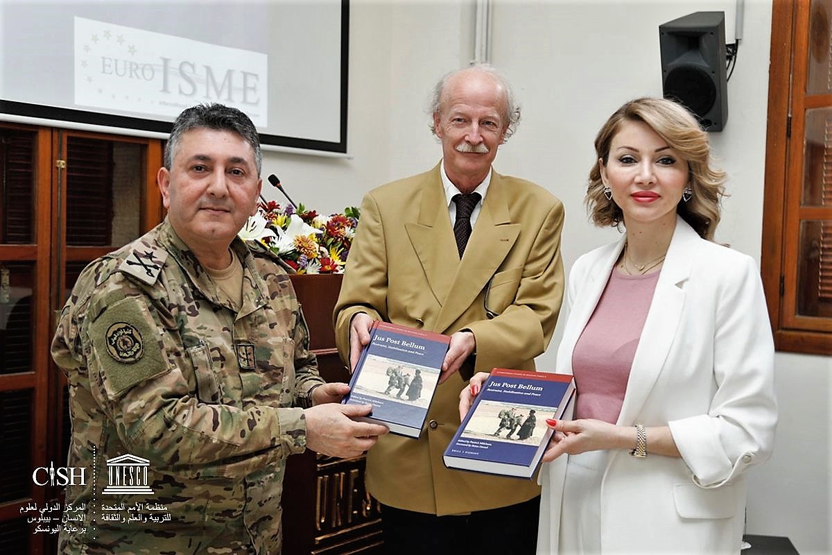 Gen. Hassan Jouni, Ted van Baarda, Dr. Darina Saliba Abi Chedid