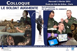 Colloque Le soldat augmente reduit