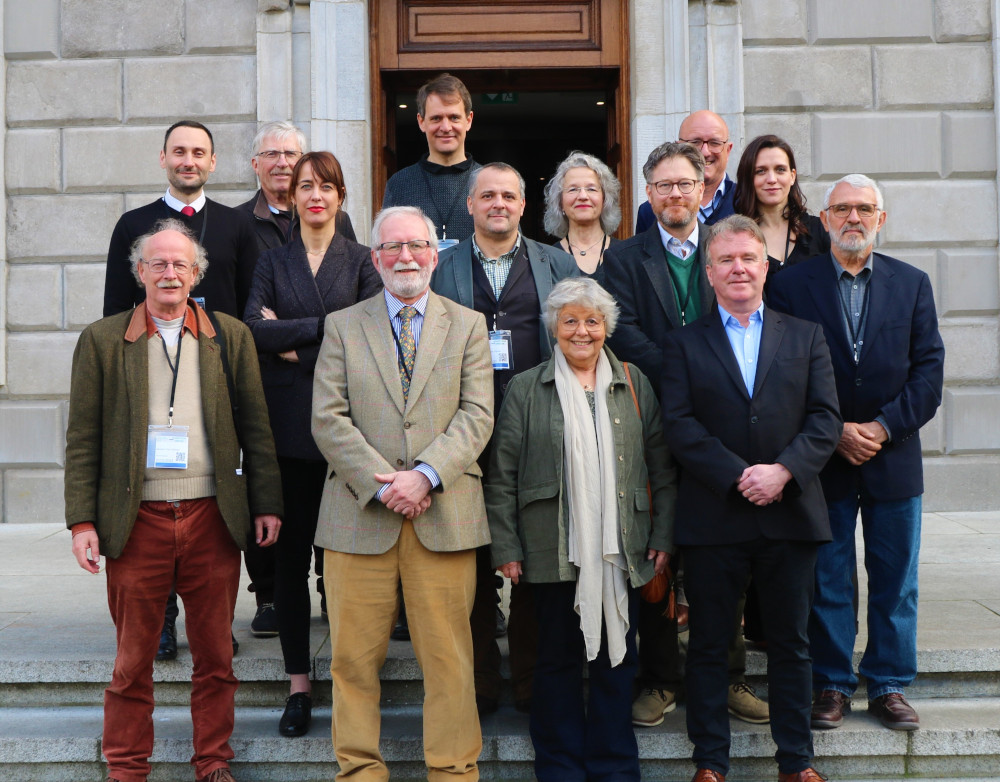 Board of Directors in front of Leinster House